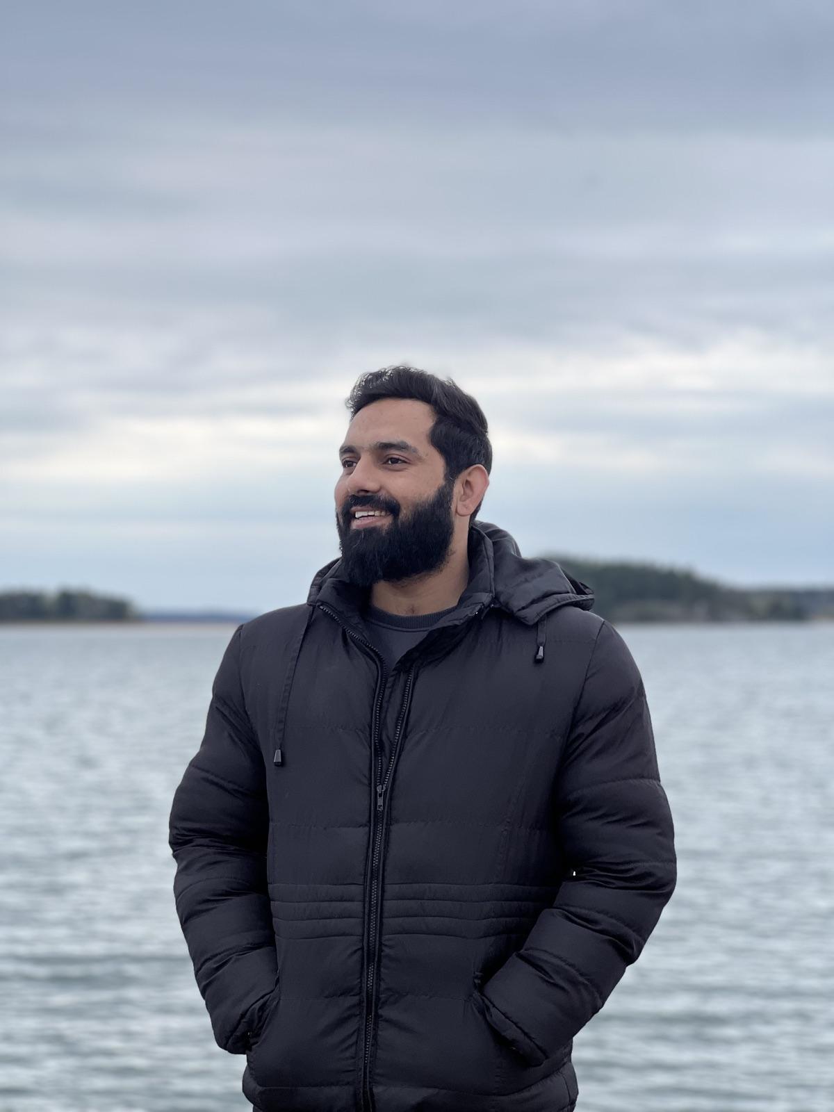 First dip in Finnish waters